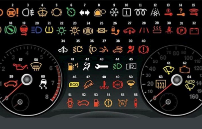 Tổng hợp 64 ký hiệu đèn báo lỗi phổ biến trên bảng táp lô